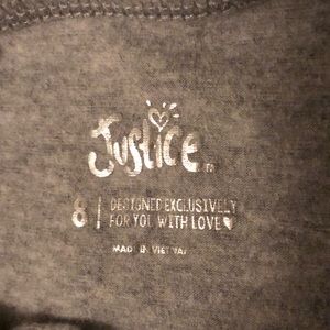 Justice Girl’s rainbow halter crop-top